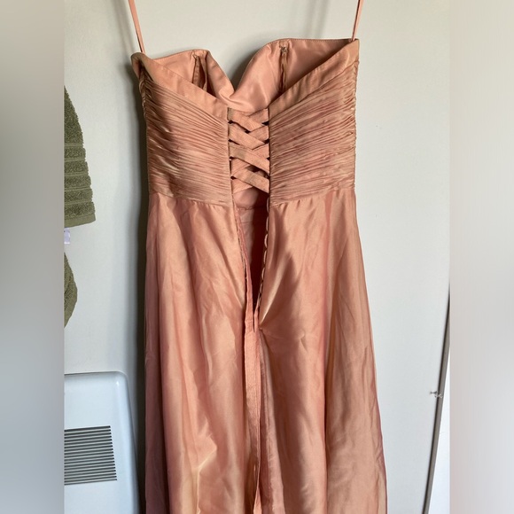 Blush pink formal dress S/M - Picture 5 of 8